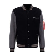 Alpha Industries Herren Sweat Jacket Varisty ML black