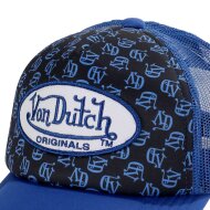Von Dutch Originals Trucker Cap Tampa black aop/blue