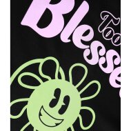 On Vacation Unisex Sweater Too Blessed To Be Stressed black