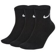 Nike Everyday Lightweight Socken 3er Pack black/white