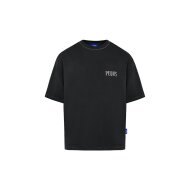PEQUS Herren T-Shirt Chest Logo grey washed