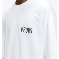 PEQUS Herren T-Shirt Chest Logo white