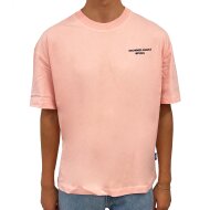 PEQUS Herren T-Shirt Drowned Angels Logo rosa
