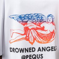 PEQUS Herren T-Shirt Angel Graphic white