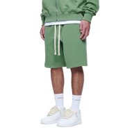 Pegador Herren Sweat Shorts Logo Heavy vintage washed cypress green