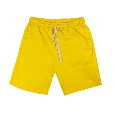 Pegador Herren Sweat Shorts Logo Heavy vintage washed solar yellow gum