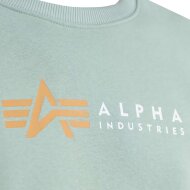 Alpha Industries Herren Sweater Alpha Label dusty green