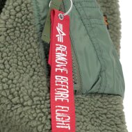 Alpha Industries Damen Winterjacke ALS Teddy Coat Wmn sage-green