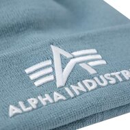 Alpha Industries 3D Beanie greyblue