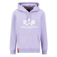 Alpha Industries Herren Hoodie Basic Logo pale violet