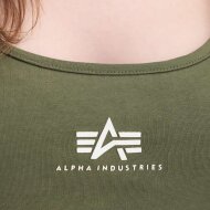 Alpha Industries Damen Kleid Basic Dress Small Logo dark olive