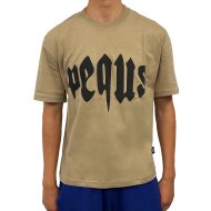 PEQUS Herren T-Shirt Mythic Logo mocha