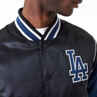 New Era Herren Varsity College Jacke Satin Los Angeles Dodgers black/navy
