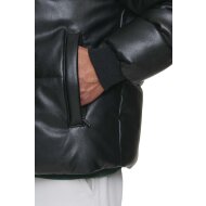 Pegador Herren Jacket Solin Vegan Leather Puffer black
