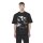 Pegador Herren T-Shirt Nether Oversized vintage washed onyx black