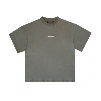 Pegador Damen T-Shirt Belair Heavy Oversized washed mountain grey