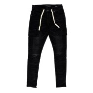 Pegador Herren Jeans Usno Cargo washed black