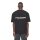 Pegador Herren T-Shirt Colne Logo Oversized vintage washed onyx black gum