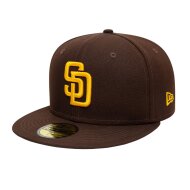 New Era 59FIFTY Cap Fitted San Diego Padres Authetic On Field brown