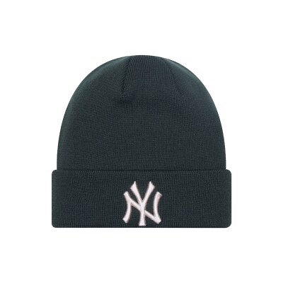 New Era Cuff Knit Beanie New York Yankees League Essential green