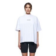 Pegador Damen T-Shirt Culla Logo Heavy Oversized white