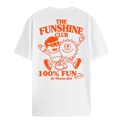 On Vacation Unisex T-Shirt 100% Fun white