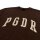 Pegador Herren T-Shirt Layton Oversized washed oak brown