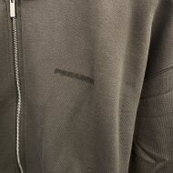 Pegador Herren Sweat Jacket Logo Oversized washed volcano grey gum