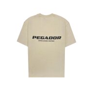 Pegador Herren T-Shirt Colne Logo Oversized washed dust...