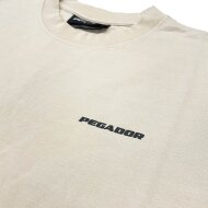 Pegador Herren T-Shirt Logo Oversized washed dust cream gum