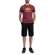 Alpha Industries Herren T-Shirt Basic 2 Pack olive/burgundy, 42,00 €