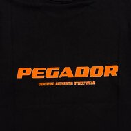 Pegador Herren T-Shirt Colne Logo Oversized black signal red