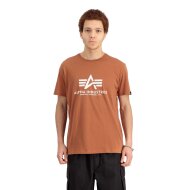 Alpha Industries Herren T-Shirt Basic Logo hazel brown