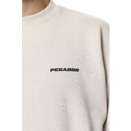 Pegador Herren Sweater Logo Oversized washed dust cream gum