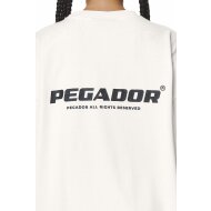 Pegador Damen T-Shirt Arendal Logo Heavy Oversized washed salty cream