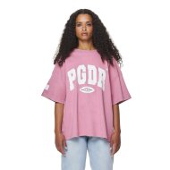 Pegador Damen T-Shirt Keats Heavy Oversized vintage washed rust pink