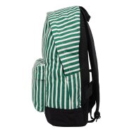 Karl Kani Backpack Signature Pinstripe dark green/white