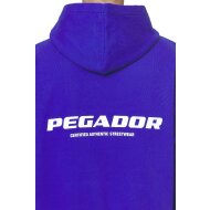 Pegador Herren Hoodie Colne Logo Oversized washed endless blue