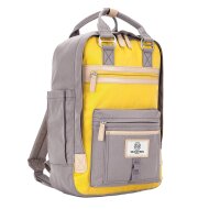 SEVENTEEN London Wimbledon Backpack grey/yellow