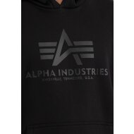Alpha Industries Herren Basic Hoodie Carbon black/black
