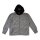 Pegador Herren Zip Flannel Jacket Bale Embroidery Heavy cloud grey bright white