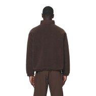 Pegador Herren Half Zip Sweater Fierro Teddy oak brown