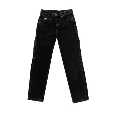 Karl Kani Herren Jeans Retro Baggy Workwear Denim vintage black