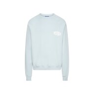 PEQUS Herren Sweater Mythic Chest Logo sky blue