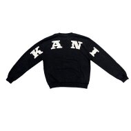 Karl Kani Herren Sweater Small Signature Distressed OS Crew black