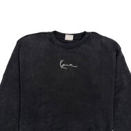 Karl Kani Herren Sweater Small Signature Distressed OS Crew black