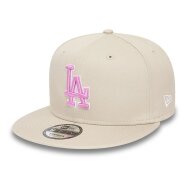 New Era 9FIFTY Snapback Cap LA Dodgers League Essential creme