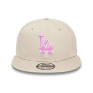New Era 9FIFTY Snapback Cap LA Dodgers League Essential creme