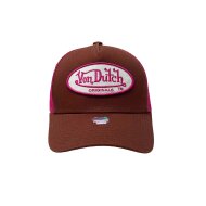Von Dutch Originals Trucker Cap Boston brown/pink