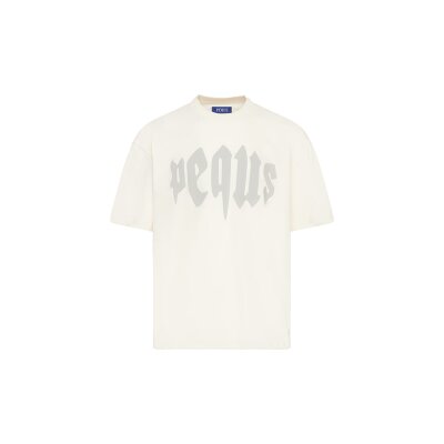 PEQUS Herren T-Shirt Mythic Logo whisper white